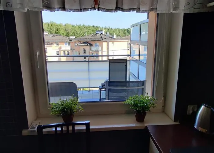 Lesna Z Tarasem דירה *